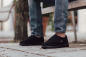 Preview: 60840-60H Arlon Herren Stretch-Kletthalbschuh schwarz