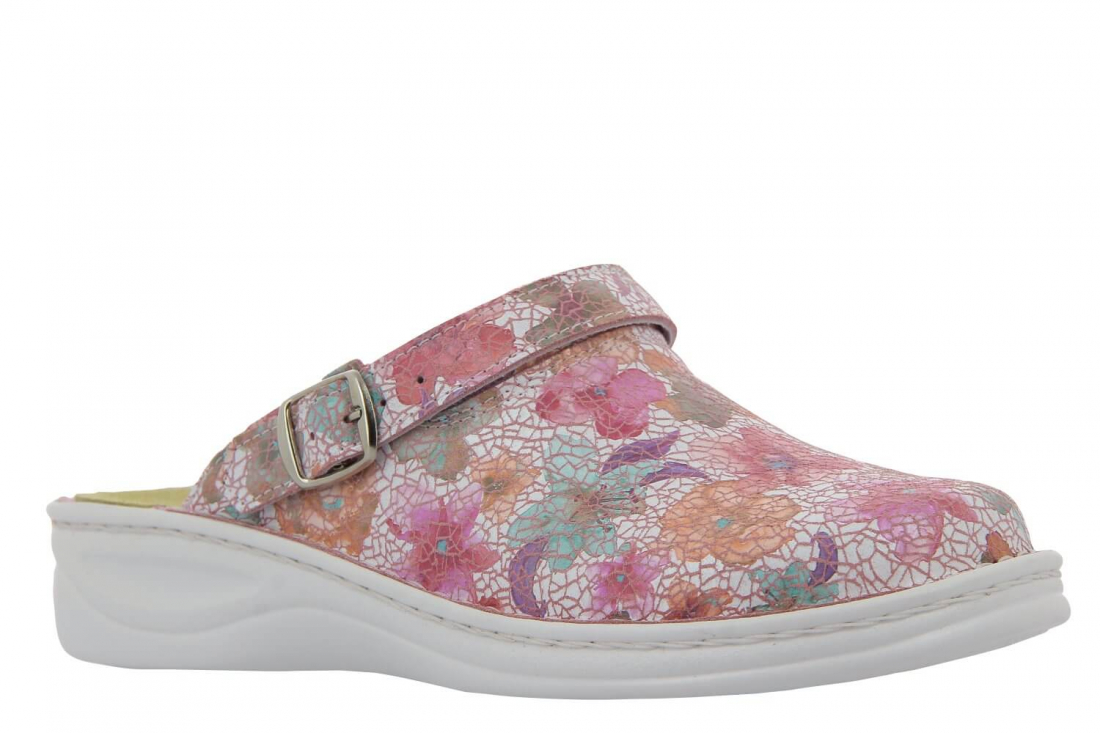 Damen Clog Flora rosa
