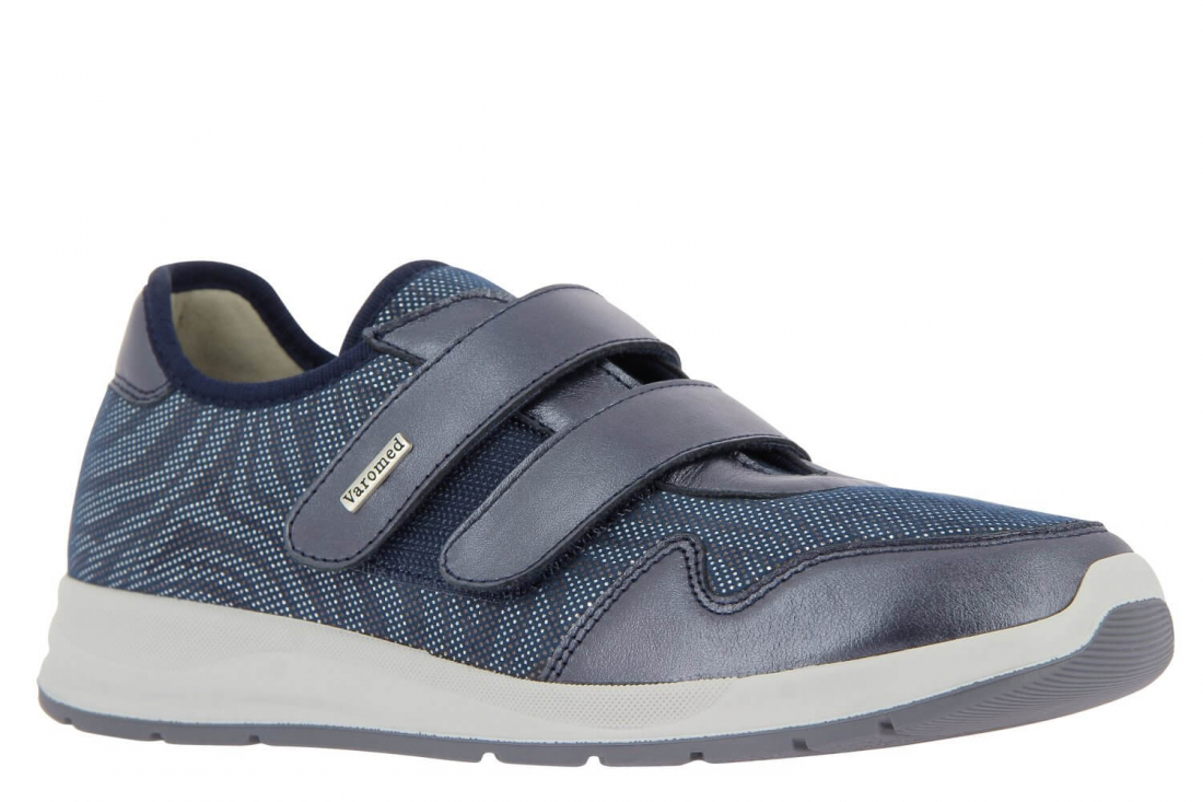 Varomed Damen Stretch Sneaker Tenton Season marine-silber